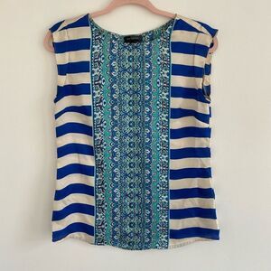 The Limited Blue Boho Blouse